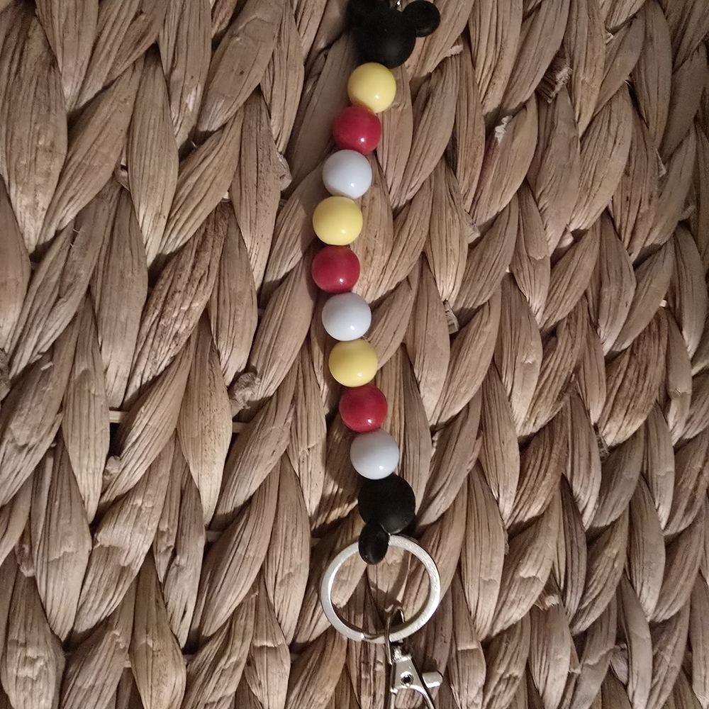 Colorful Beaded Keychain - Picture 5 of 6
